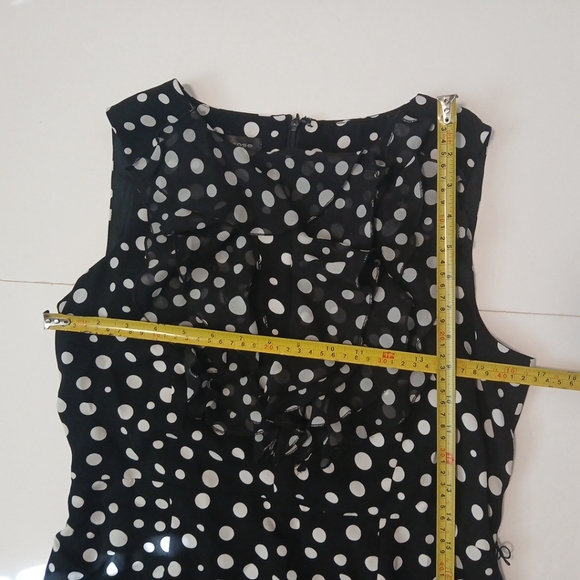 Spense Ruffle Polka Dots Woman Dress Size 10 - Picture 7 of 13